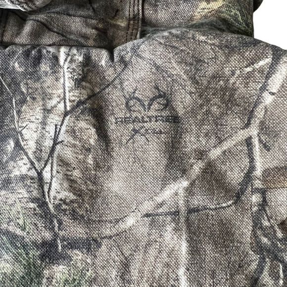 Carhartt Camo Hooded Jacket Kids Medium - Picture 4 of 5